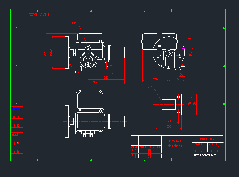 AS-25늄ӈ(zh)γߴcadDdwgD